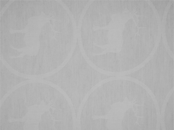 Design 22 Hirsch im Kreis Offwhite