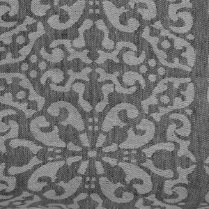 Meterware LI-A19 Barock Streifen-Anthrazit