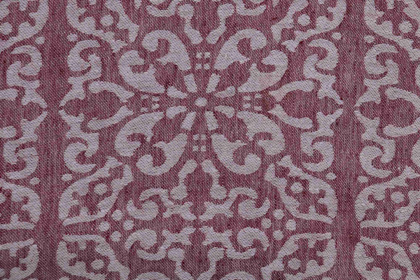 Meterware LI-A19 Barock Streifen-Bordeaux