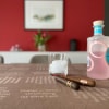Tischtuch PHILOSOPHEN | 100% Bio-Baumwolle | Farbe: Havanna