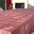 Tischdecke Weinlese - Farbe Bordeaux