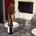 Tischdecke Weinlese - Farbe Schwarz