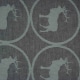 Design 22 Hirsch im Kreis Anthrazit