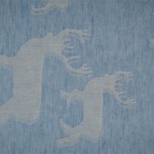 Design 23 Hirsch im Rudel Azzurro