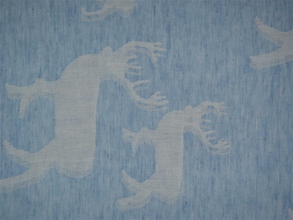 Design 23 Hirsch im Rudel Azzurro