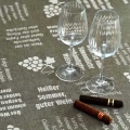 Tischdecke Weinlese - Farbe Salbei